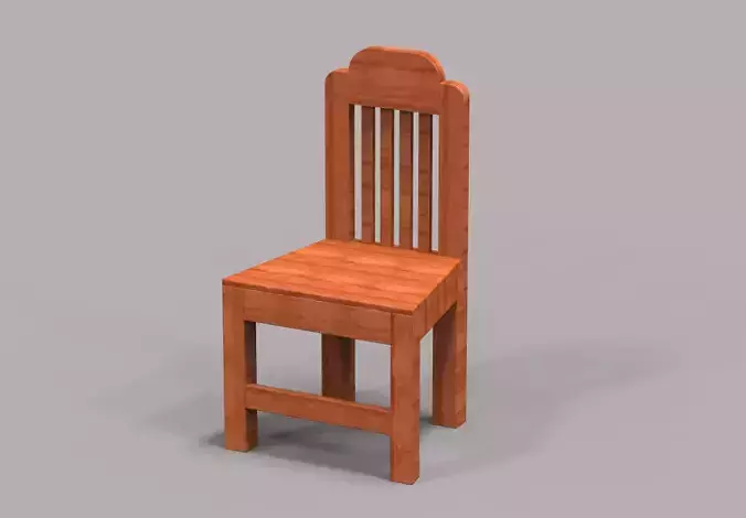 Wooden  Chair 3D print model