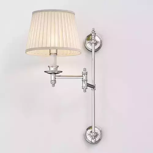 Indigo swivel arm wall light