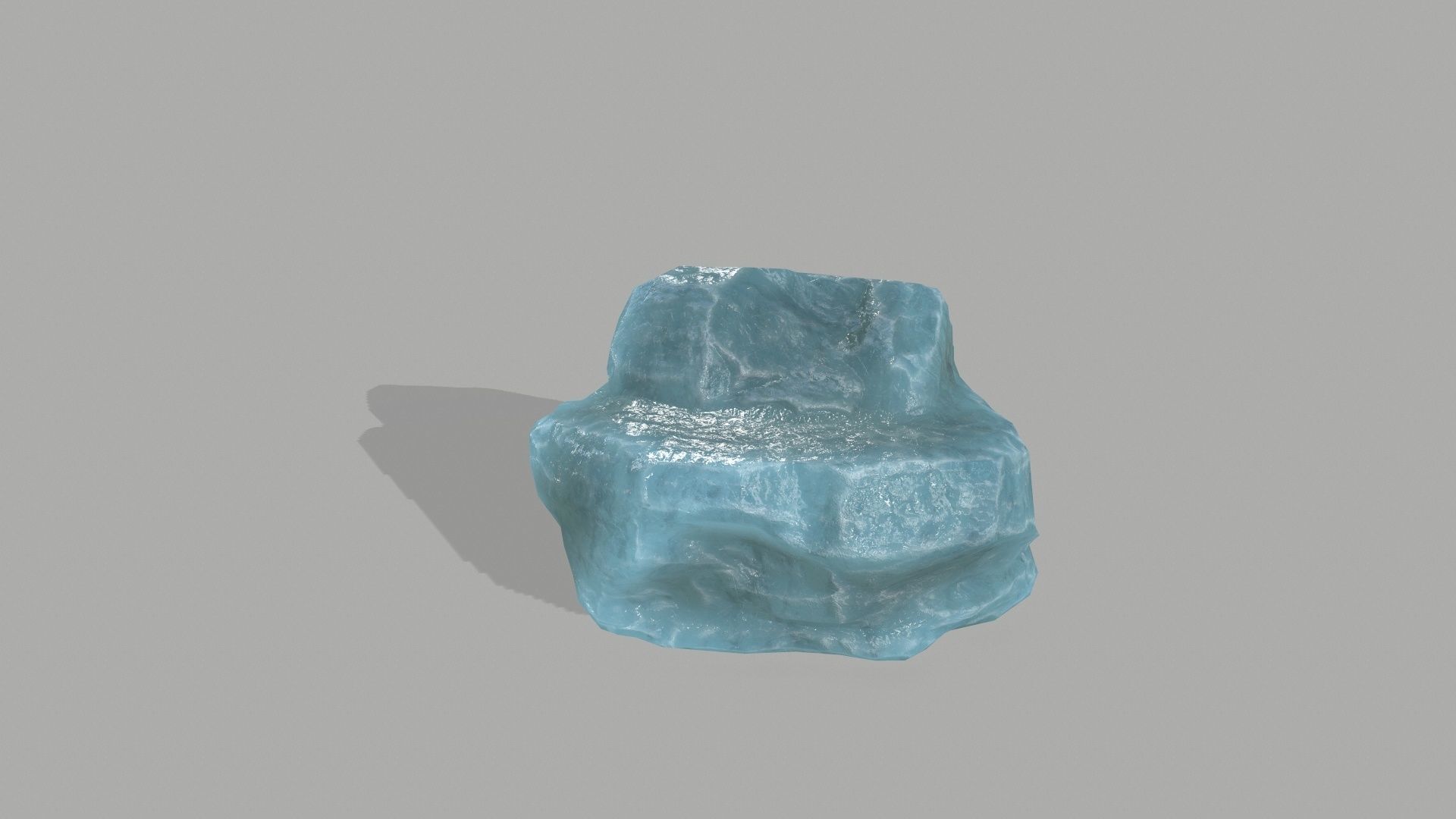 Rock Set Low-poly 3D model_2