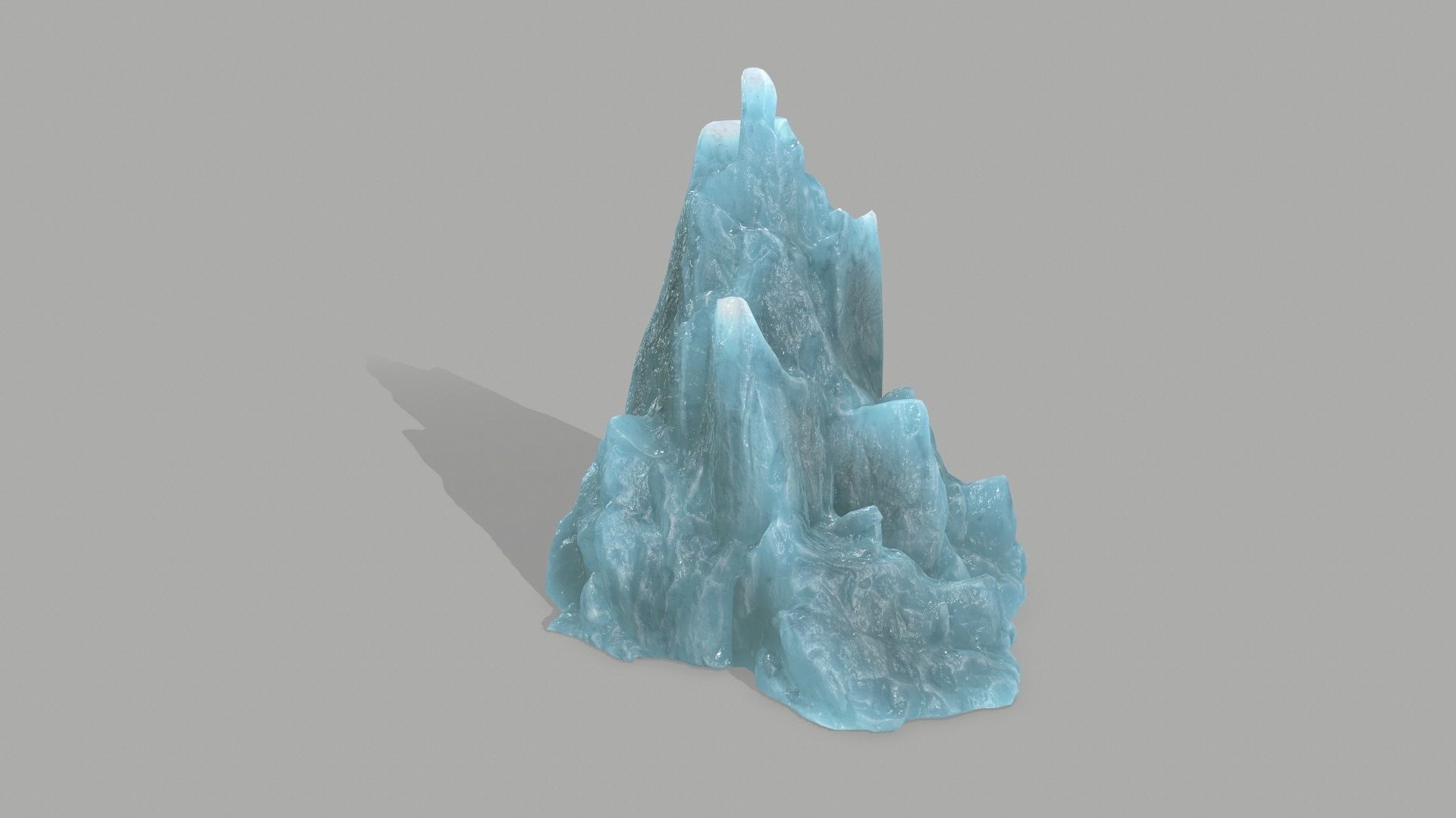 Rock Set Low-poly 3D model_10