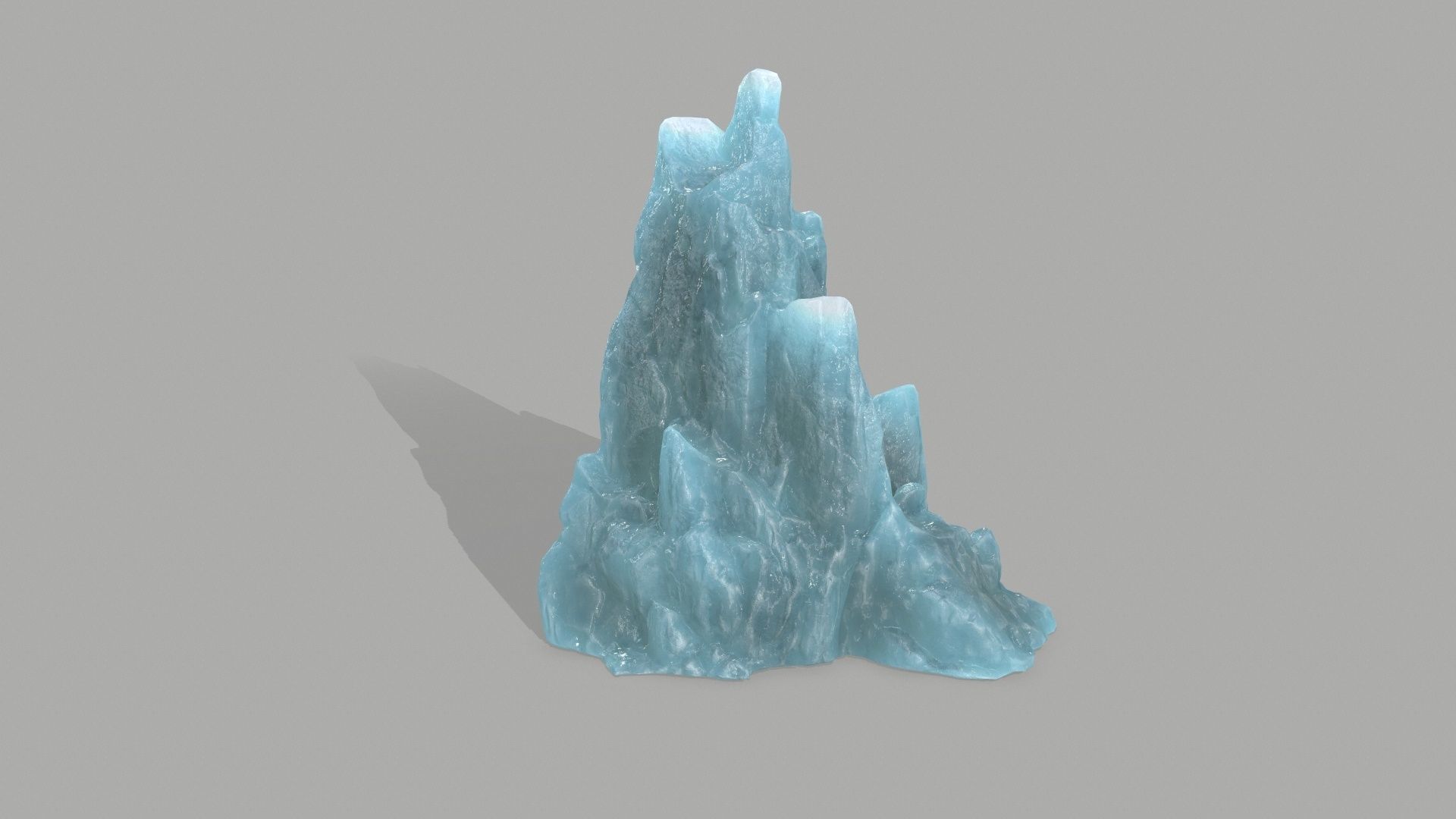 Rock Set Low-poly 3D model_11