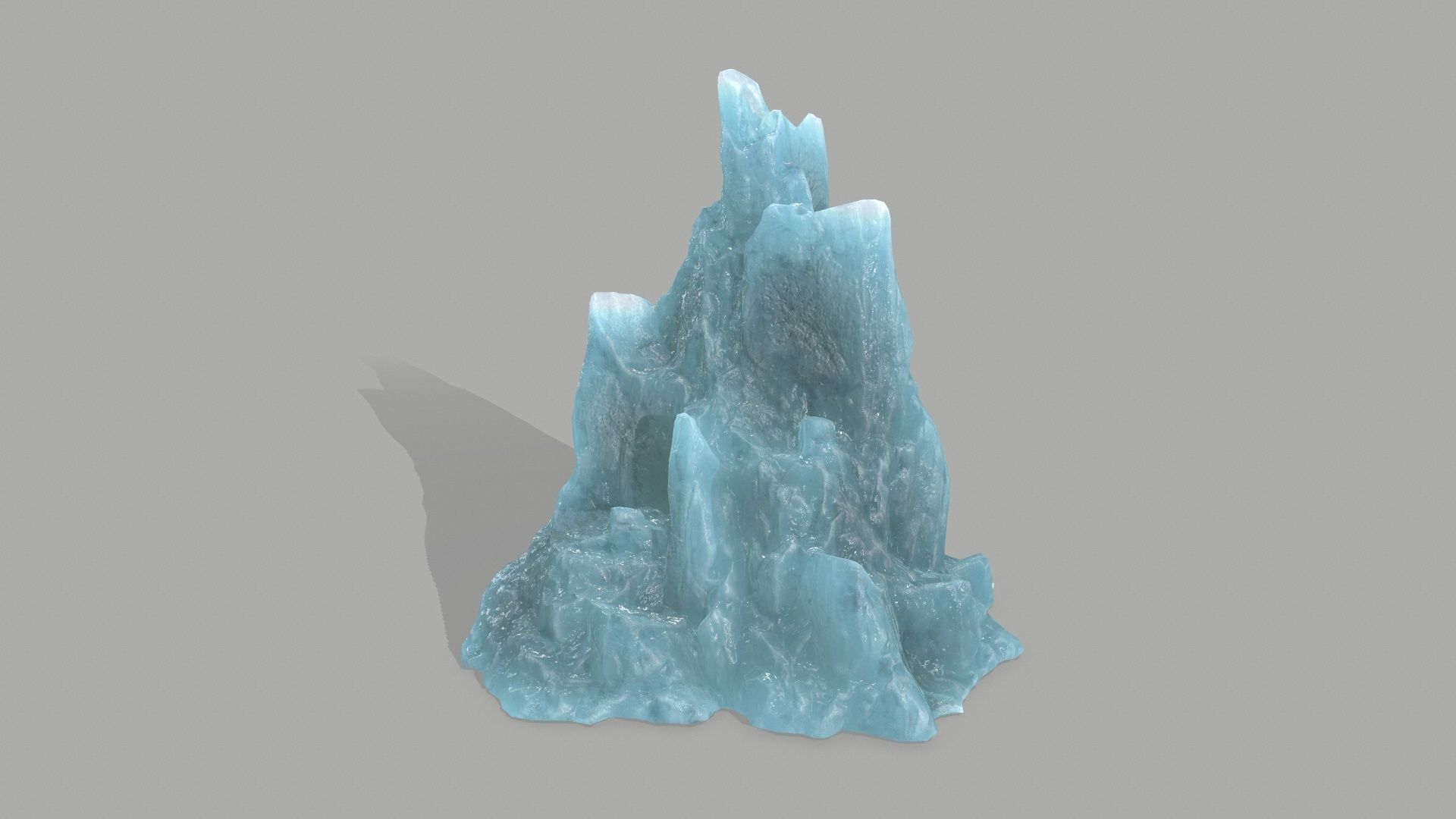 Rock Set Low-poly 3D model_8
