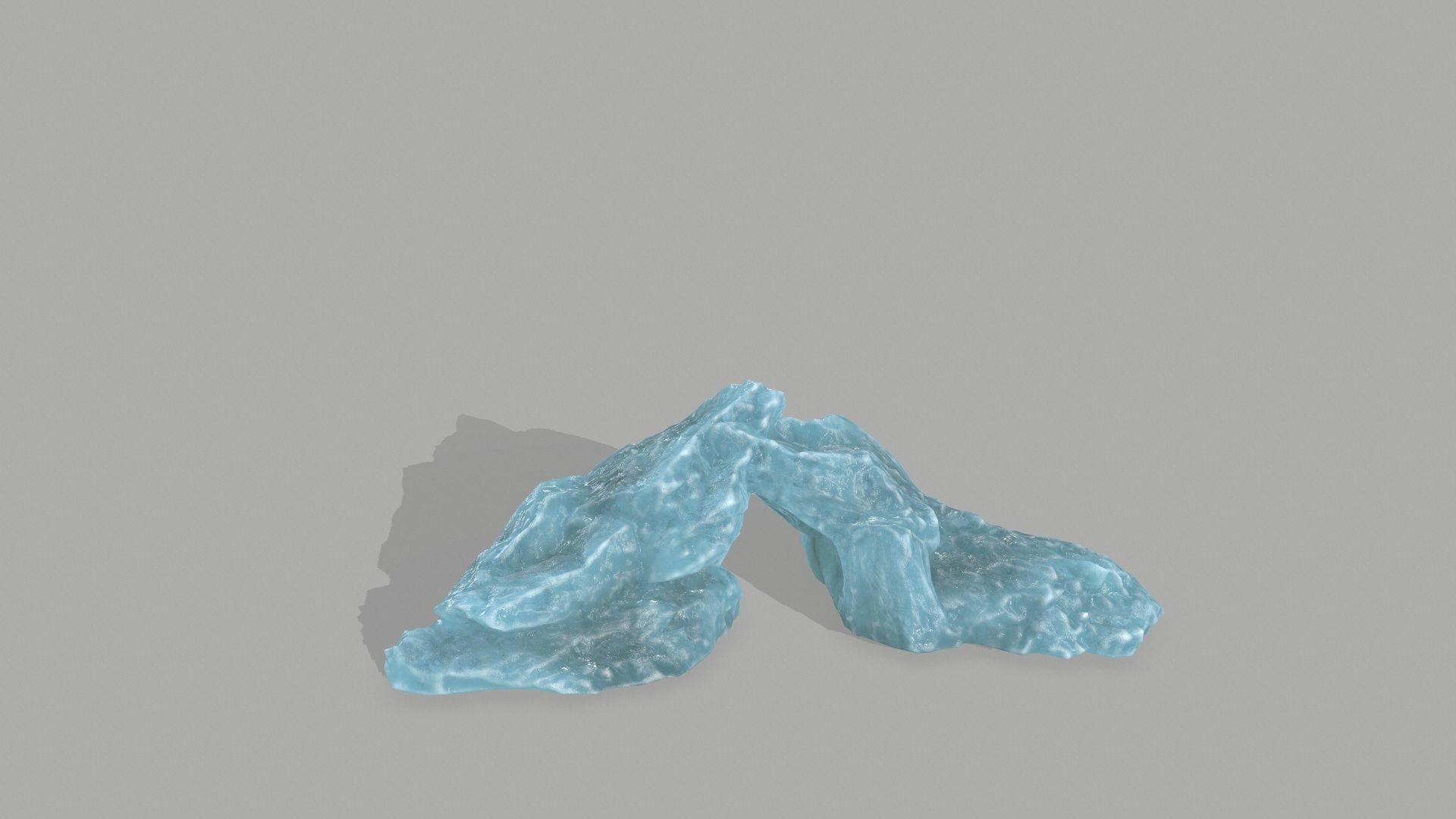Rock Set Low-poly 3D model_17
