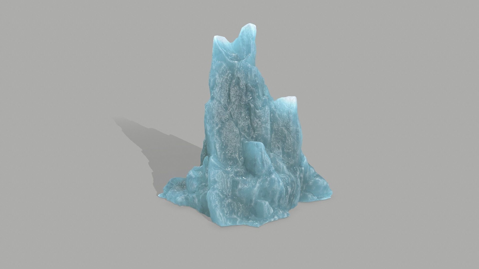 Rock Set Low-poly 3D model_12