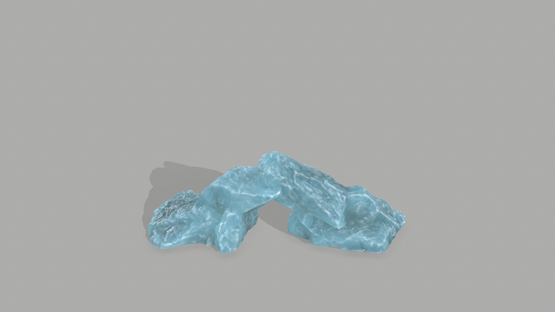 Rock Set Low-poly 3D model_21