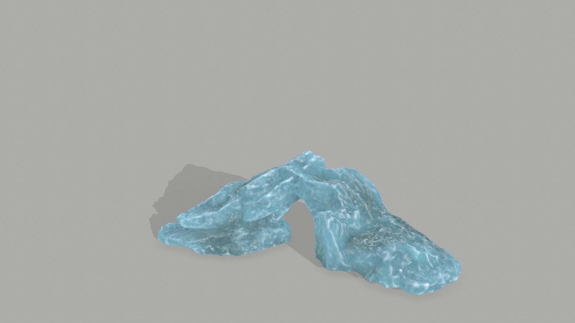 Rock Set Low-poly 3D model_16