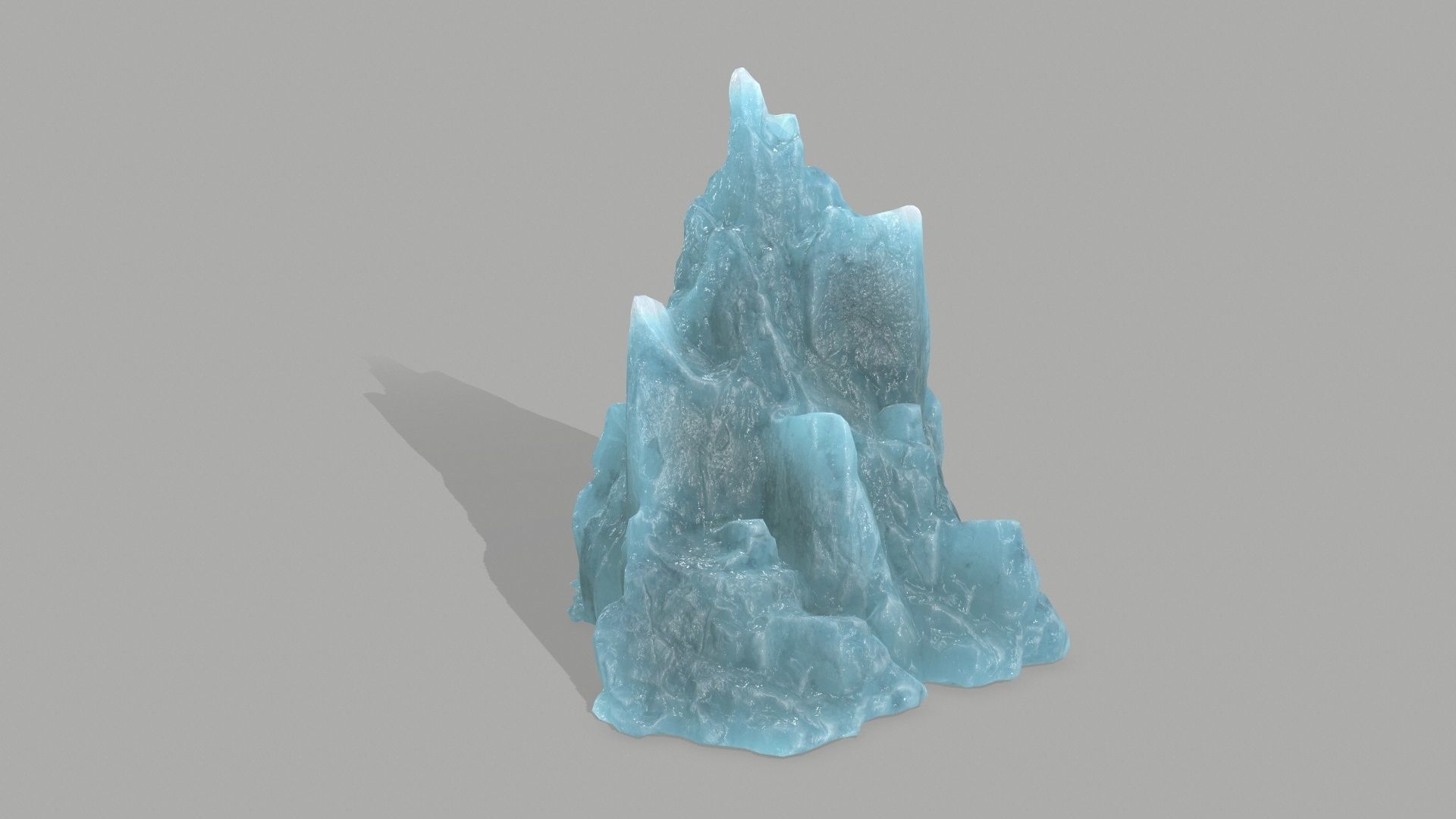 Rock Set Low-poly 3D model_9