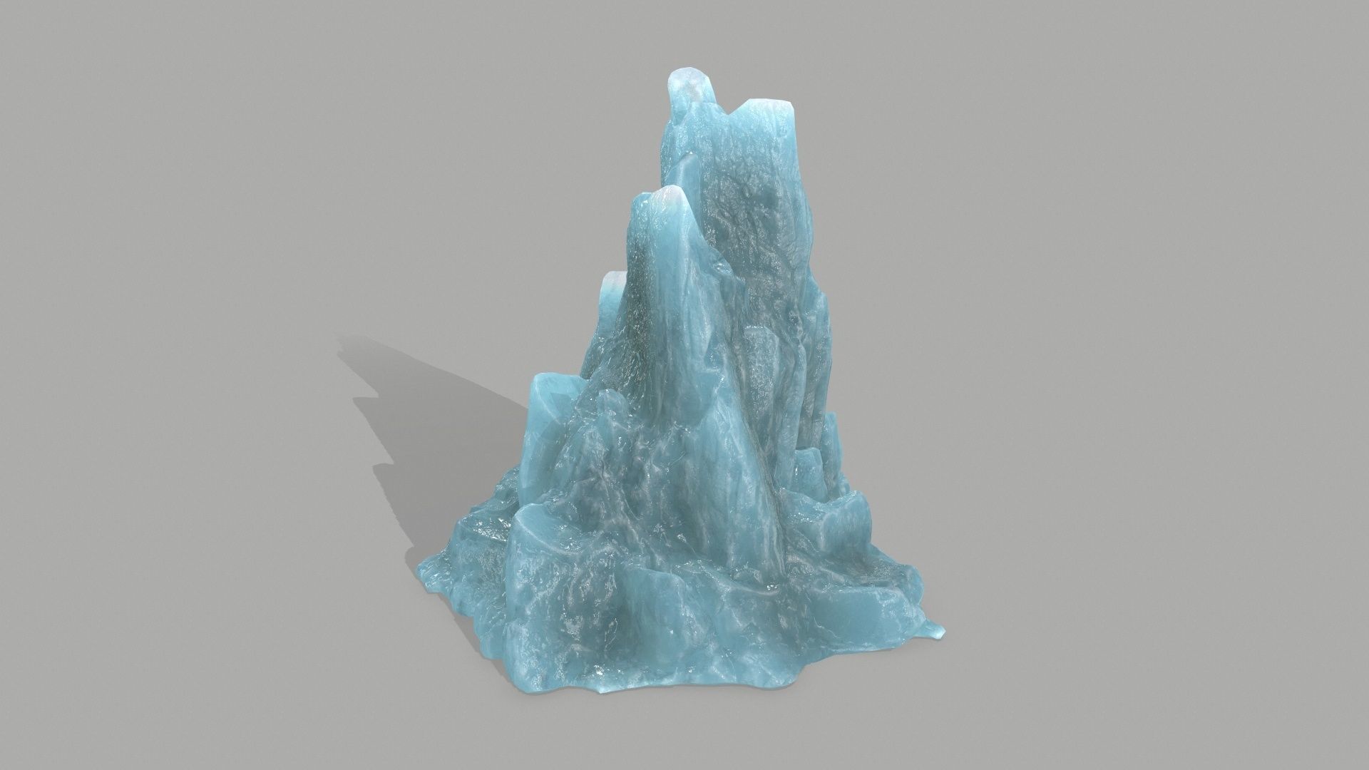 Rock Set Low-poly 3D model_15