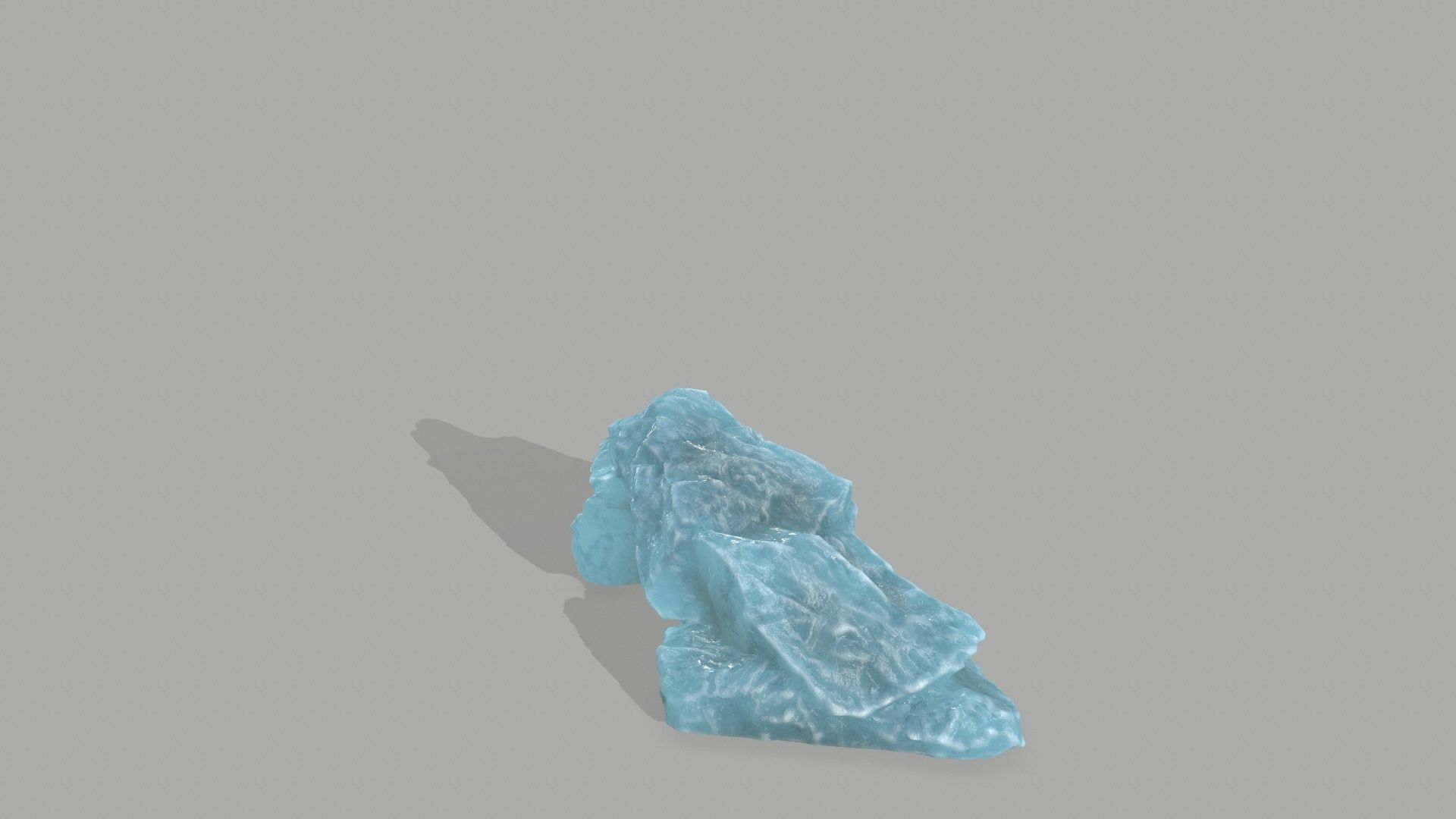Rock Set Low-poly 3D model_19