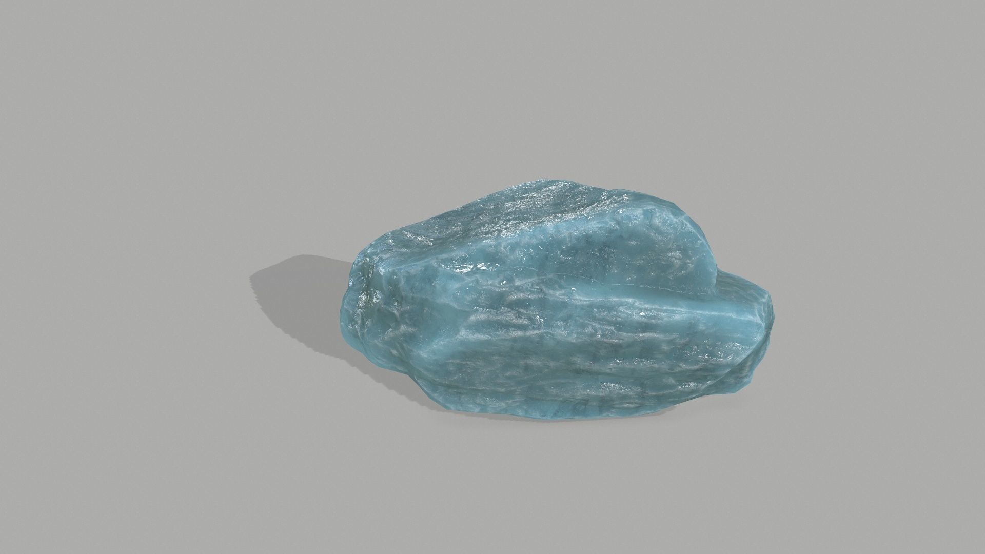 Rock Set Low-poly 3D model_5