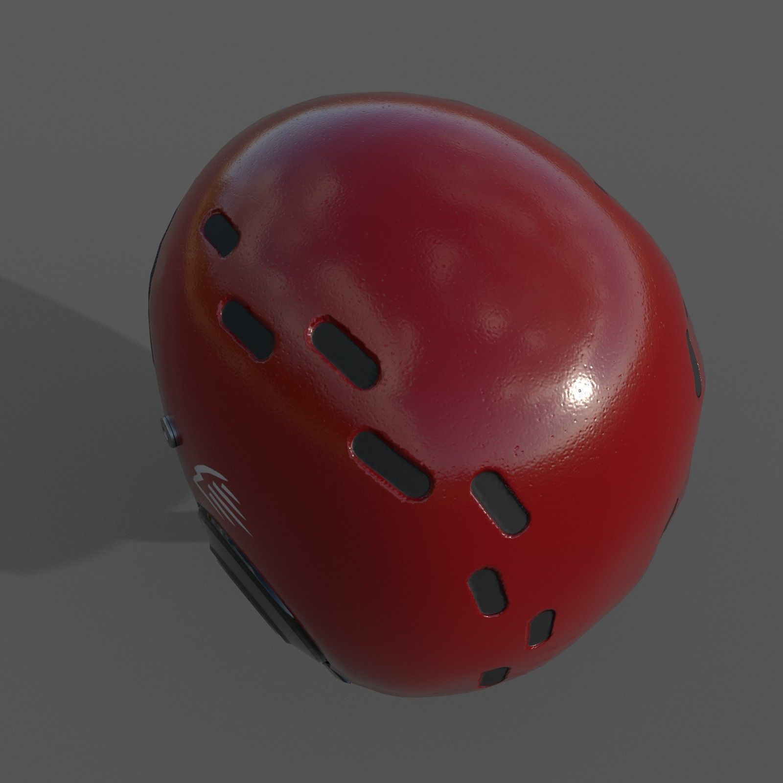 Helmet sport Color bike protection scifi military combat 3d Low-poly 3D model_6