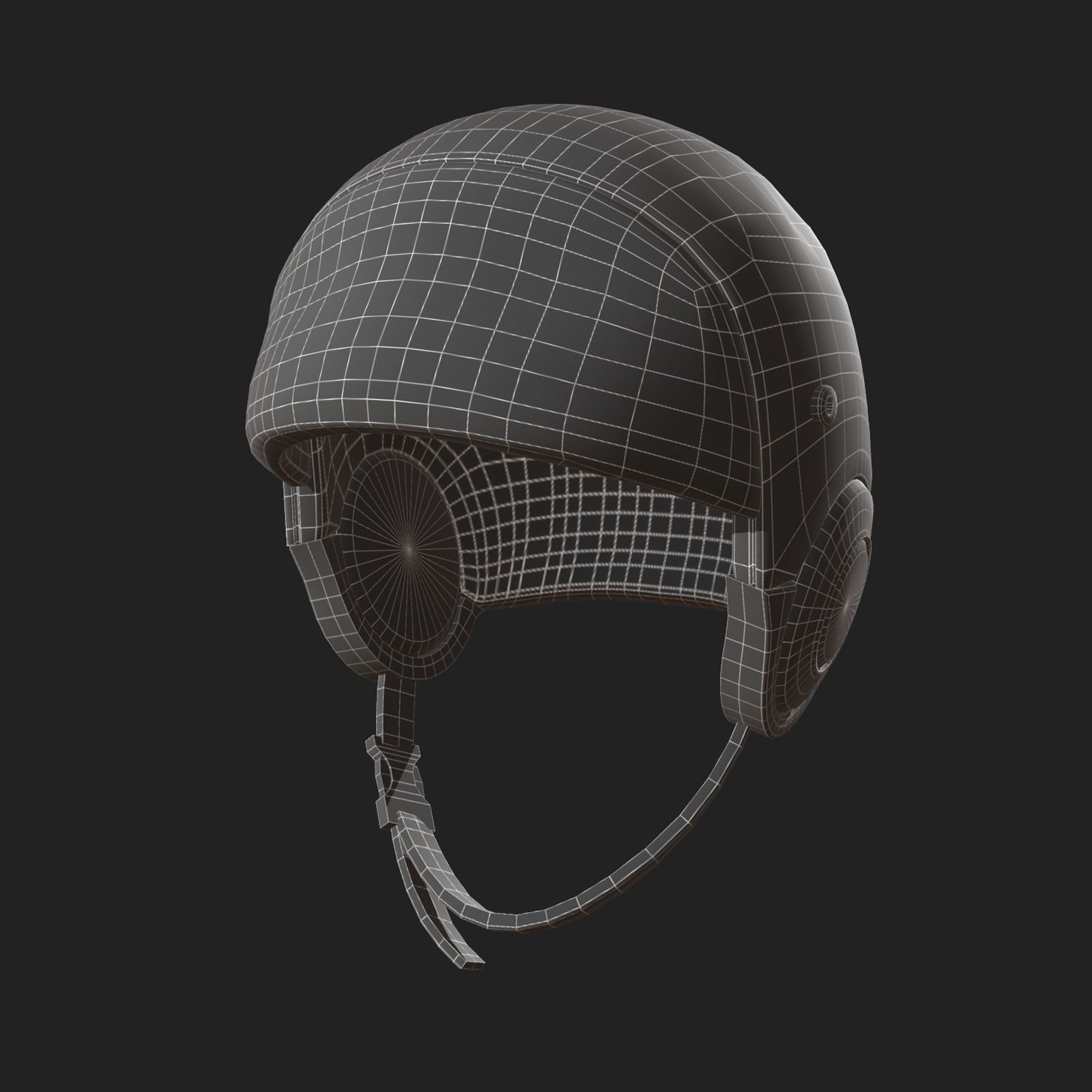 Helmet sport Color bike protection scifi military combat 3d Low-poly 3D model_8