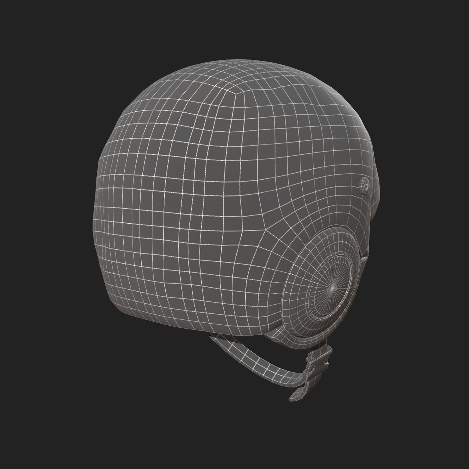 Helmet sport Color bike protection scifi military combat 3d Low-poly 3D model_9