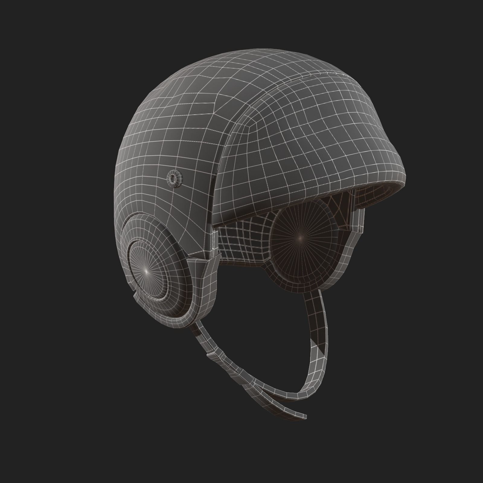 Helmet sport Color bike protection scifi military combat 3d Low-poly 3D model_10