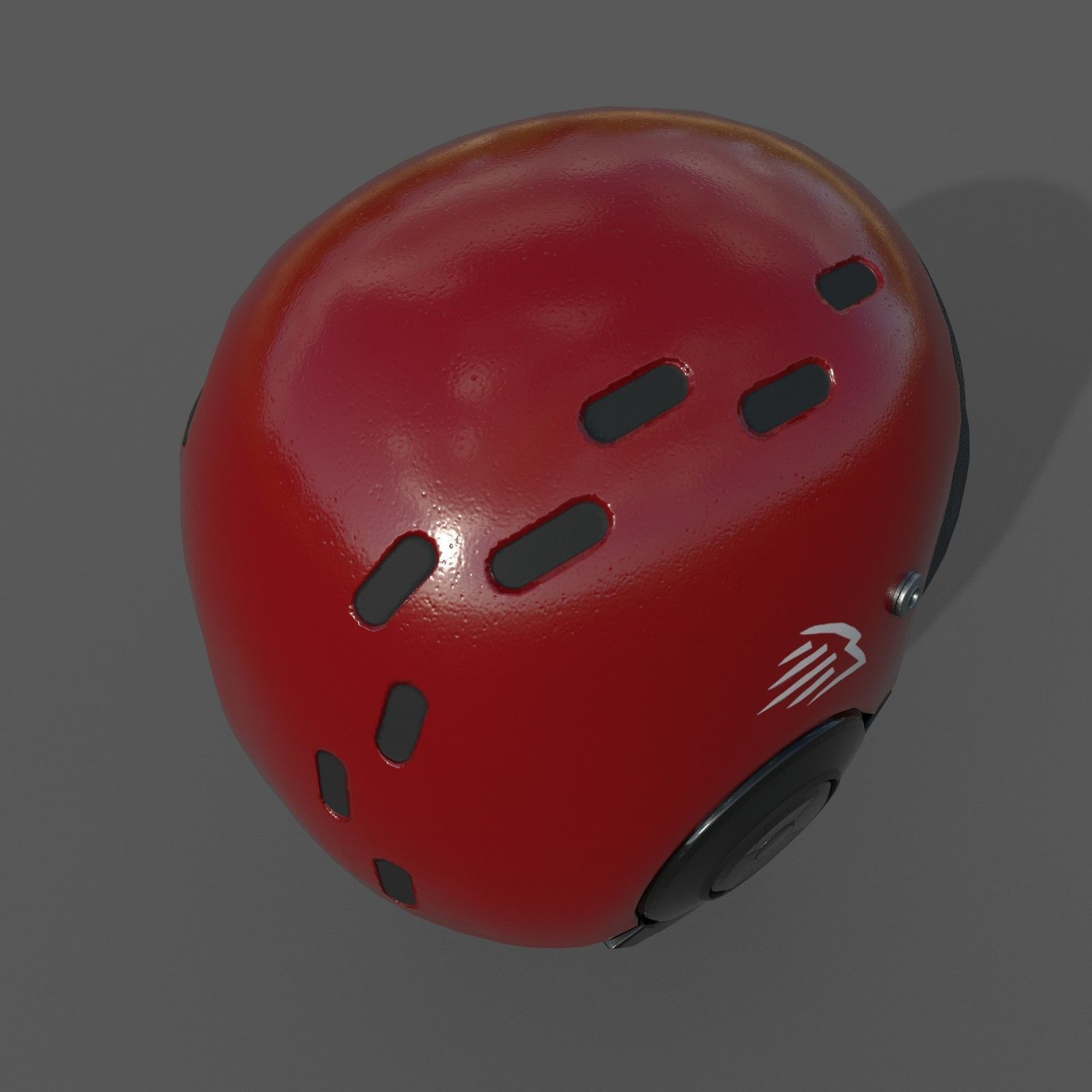 Helmet sport Color bike protection scifi military combat 3d Low-poly 3D model_7