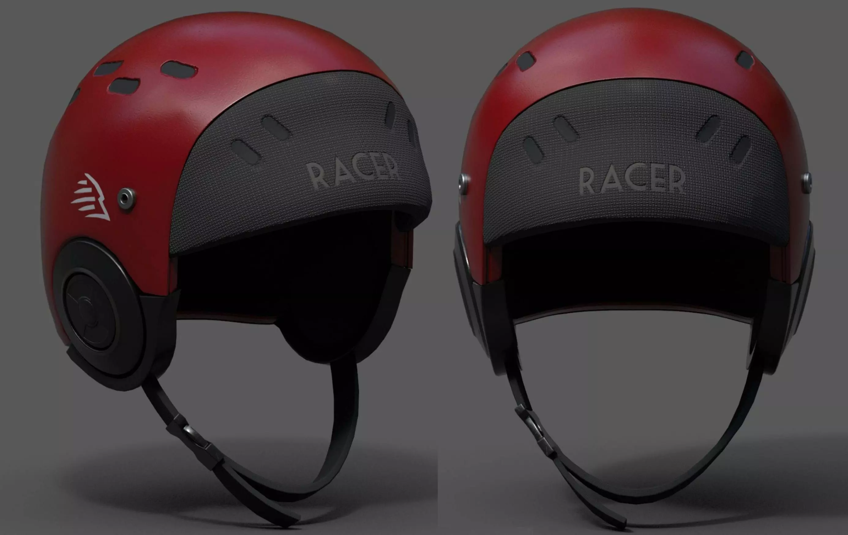 Helmet sport Color bike protection scifi military combat 3d Low-poly 3D model_0