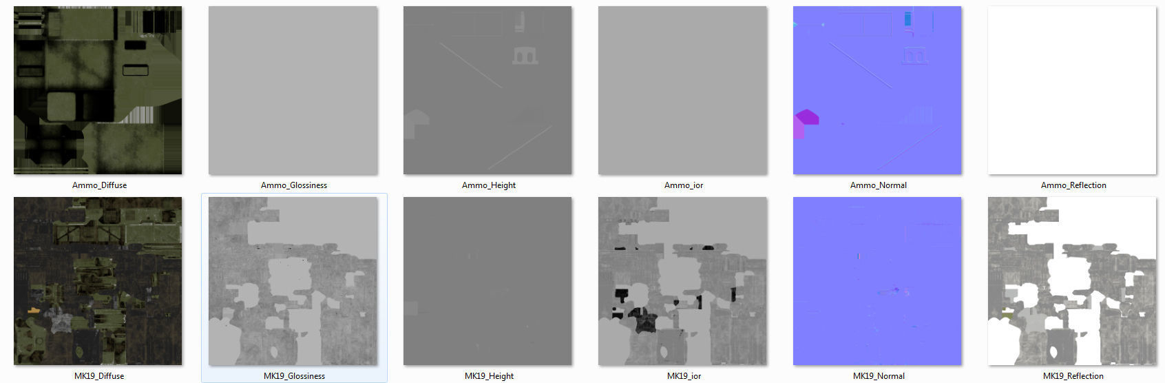 MK 19 Low-poly 3D model_11