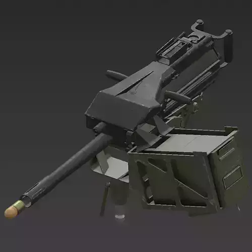 MK 19 Low-poly 3D model