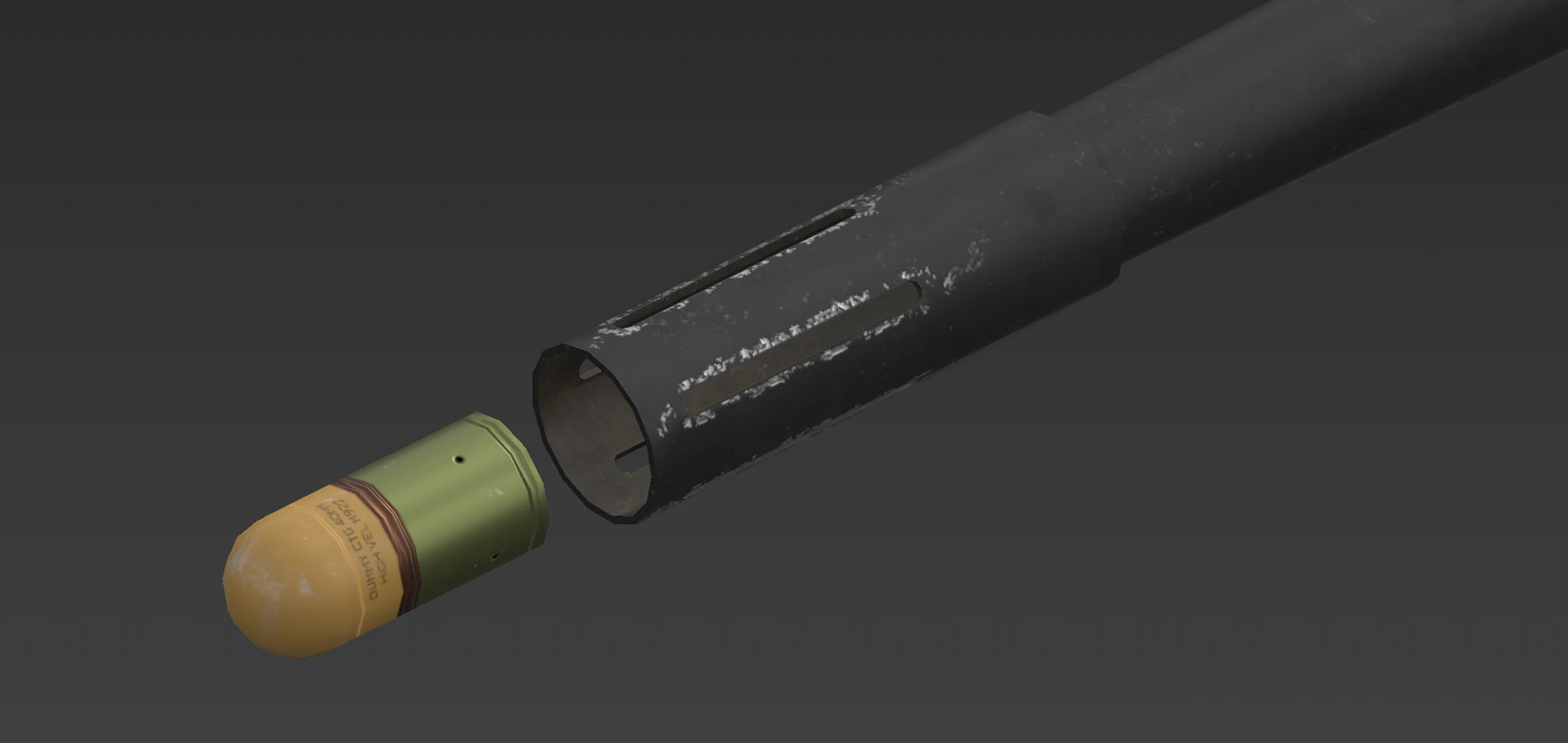 MK 19 Low-poly 3D model_5