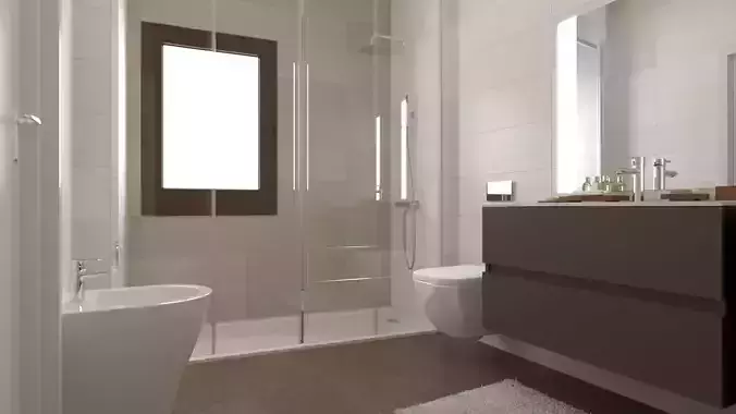 Complete bathroom set