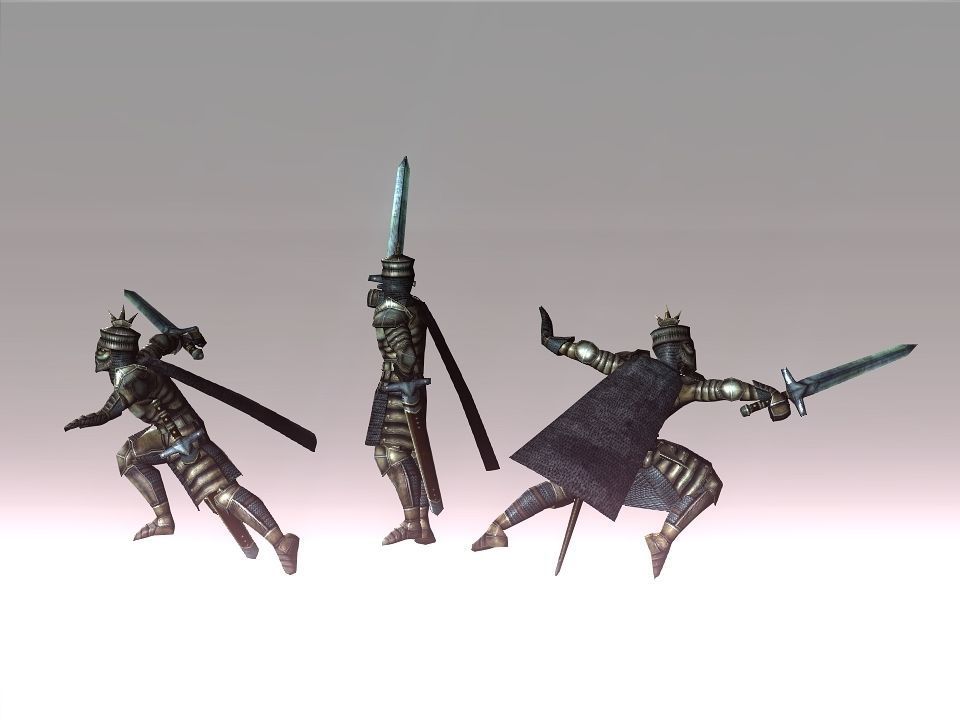 Sword combos for Iclone 3D model_24