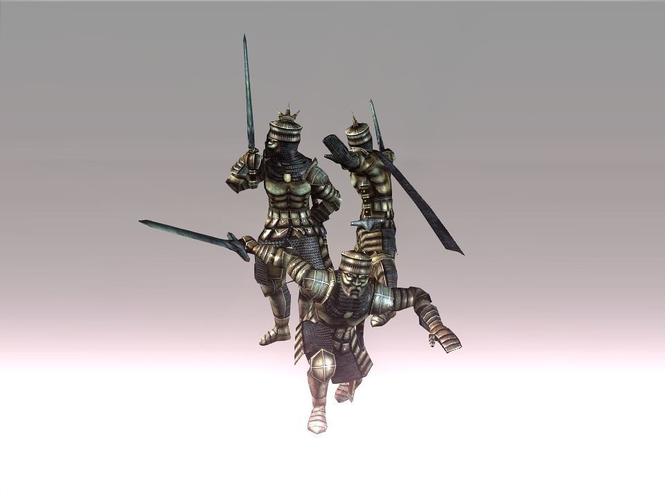 Sword combos for Iclone 3D model_26