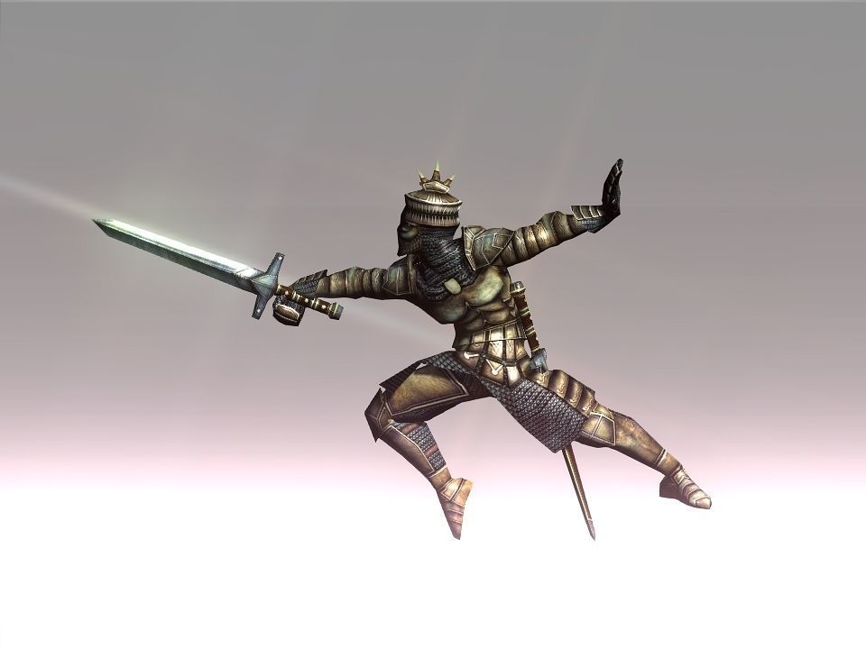 Sword combos for Iclone 3D model_8