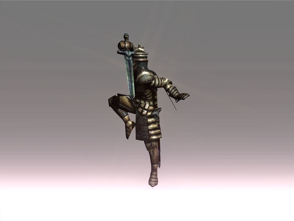 Sword combos for Iclone 3D model_4