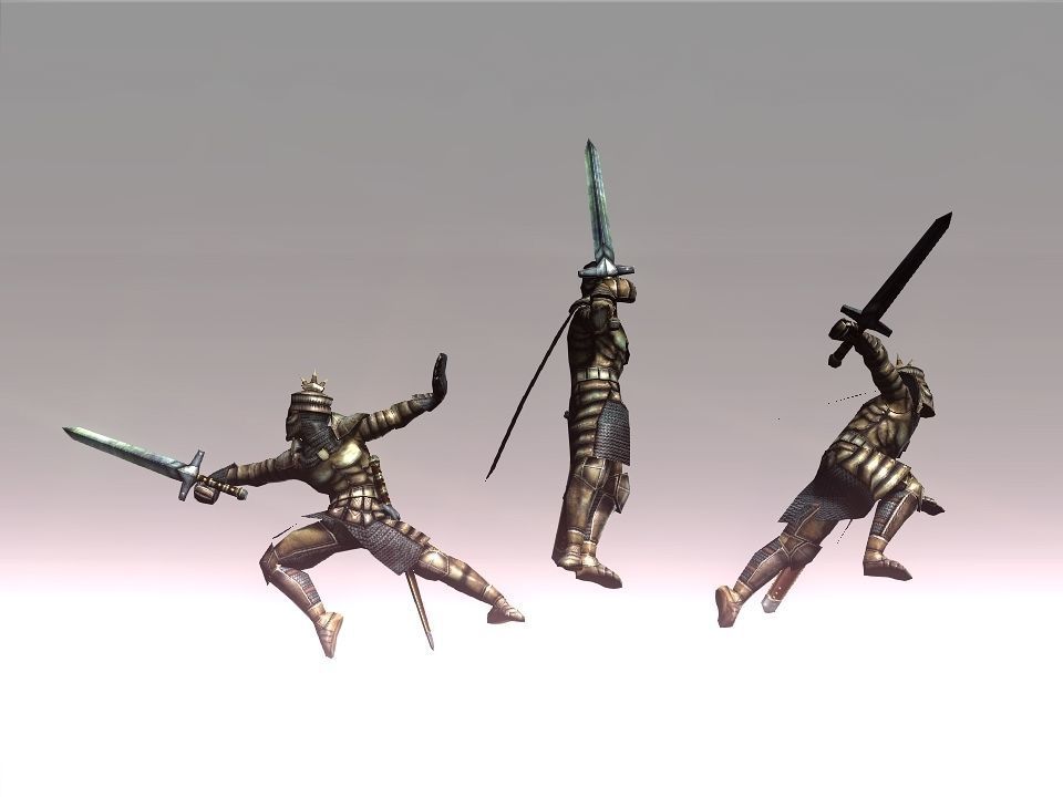 Sword combos for Iclone 3D model_20