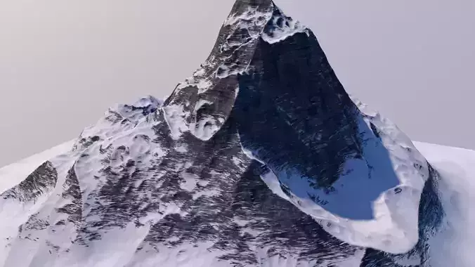 Mountain snowy Free 3D model