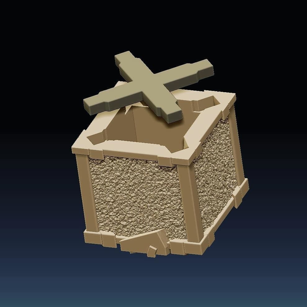 Music Case Token 3D print model_2