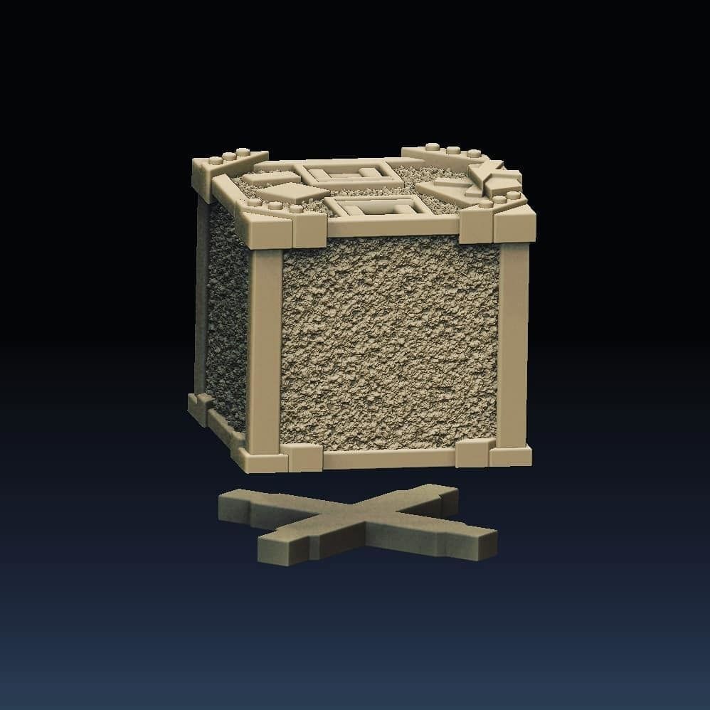 Music Case Token 3D print model_1