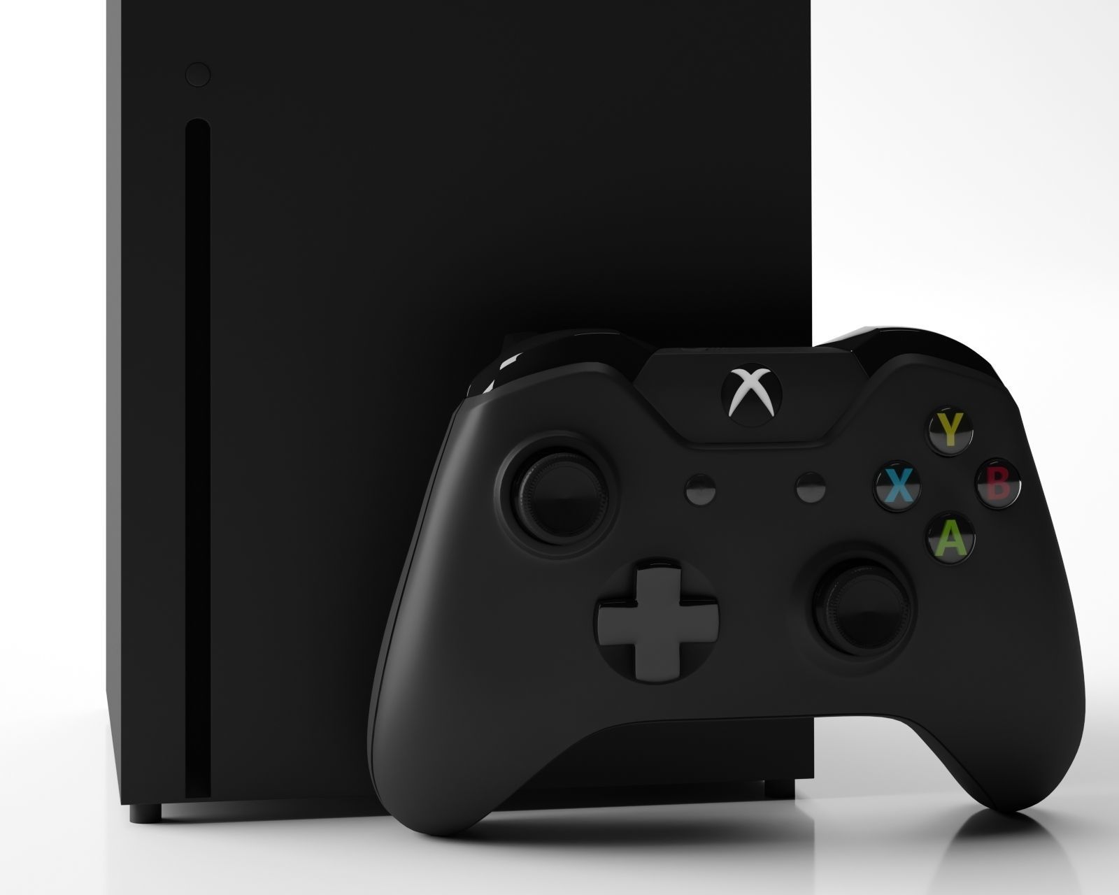 Xbox Series X 3D model_2