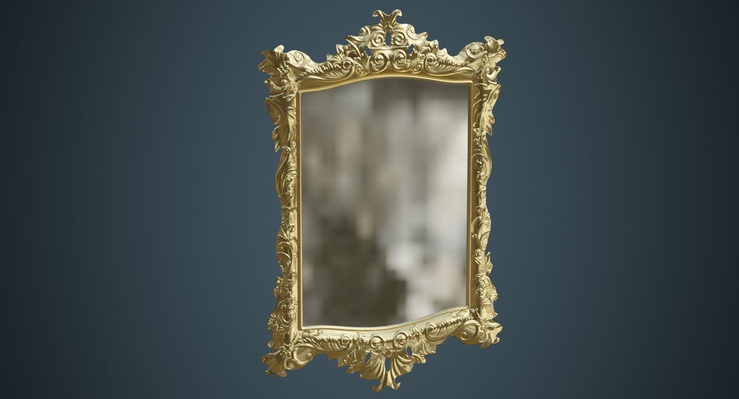 Mirror 1A Low-poly 3D model_4