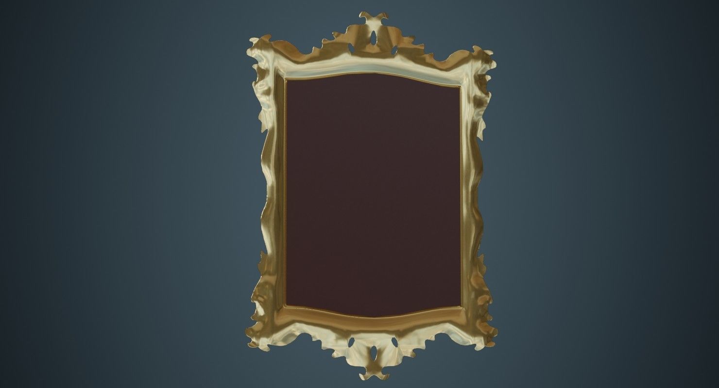 Mirror 1A Low-poly 3D model_6