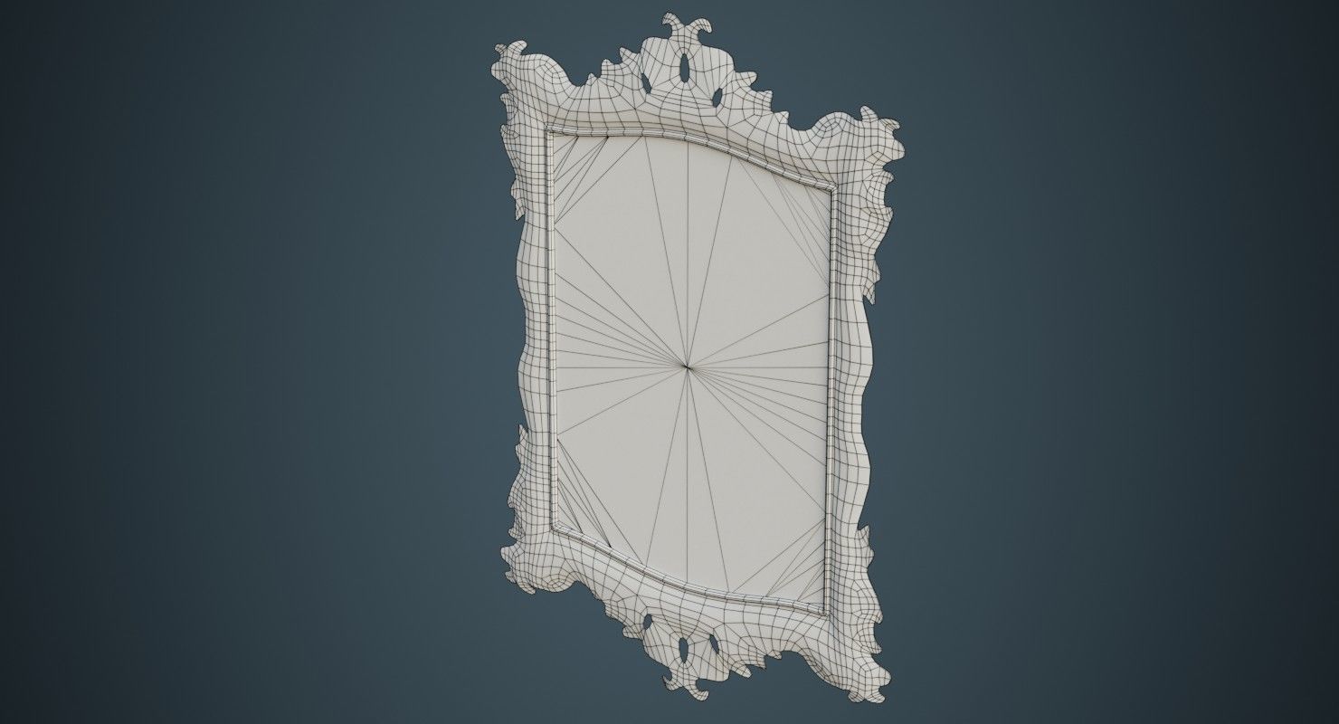 Mirror 1A Low-poly 3D model_8