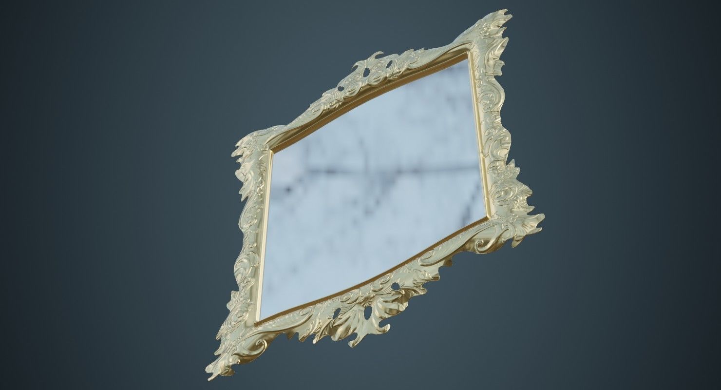 Mirror 1A Low-poly 3D model_7