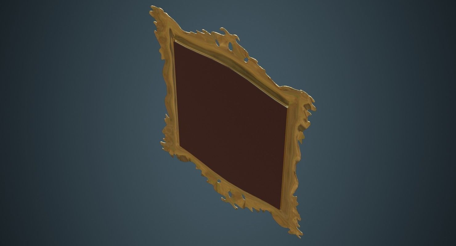 Mirror 1A Low-poly 3D model_5
