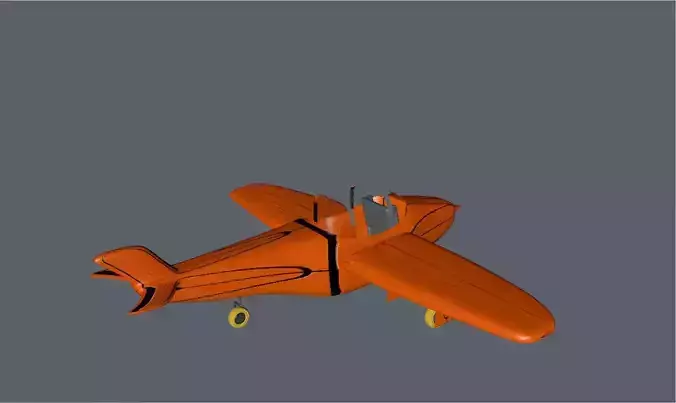 Aircraft orange airplane