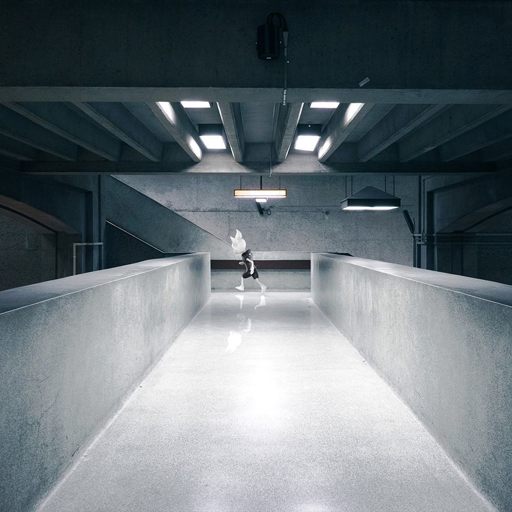 Animated 3dFox Low-poly 3D model_10