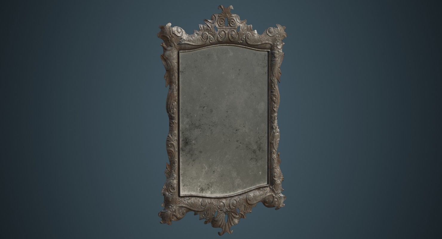 Mirror 1B Low-poly 3D model_1