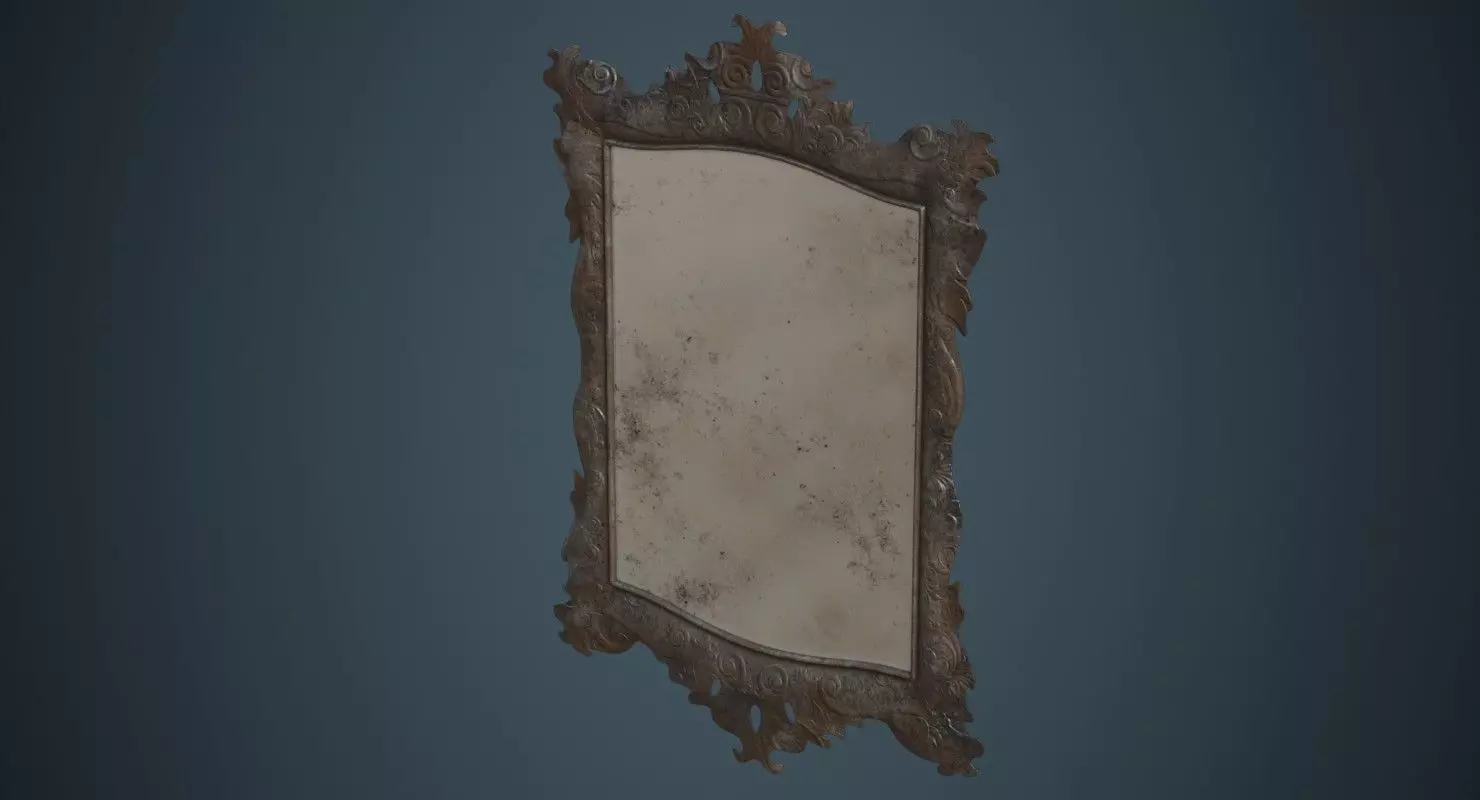 Mirror 1B Low-poly 3D model_0