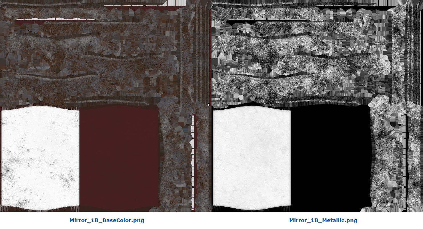 Mirror 1B Low-poly 3D model_8