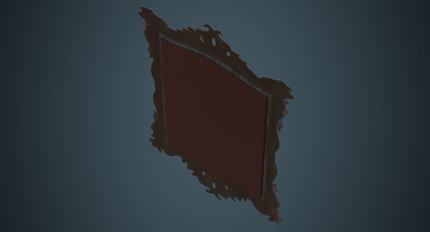 Mirror 1B Low-poly 3D model_2