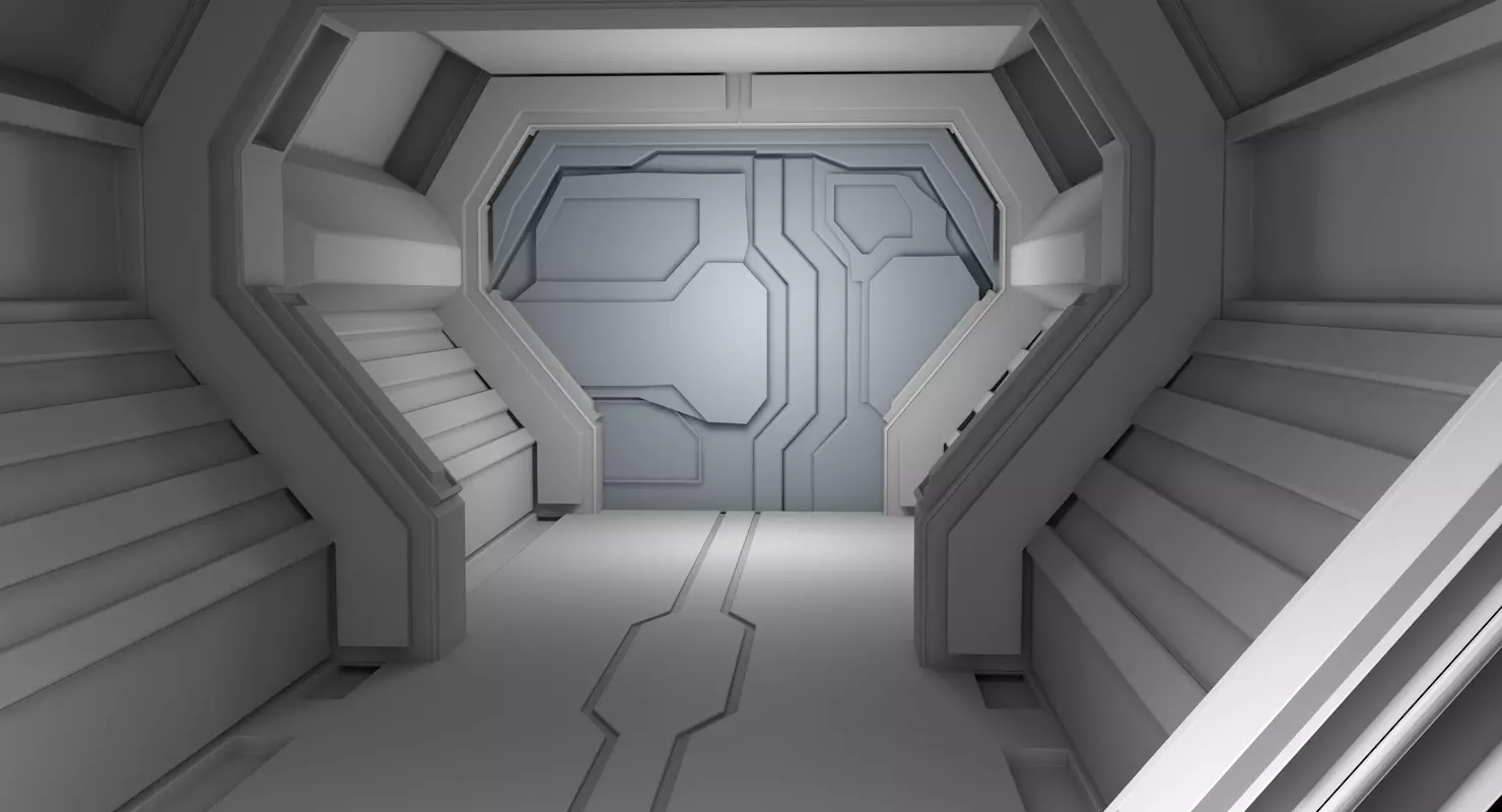 Sci Fi Interior 3D model | CGTrader
