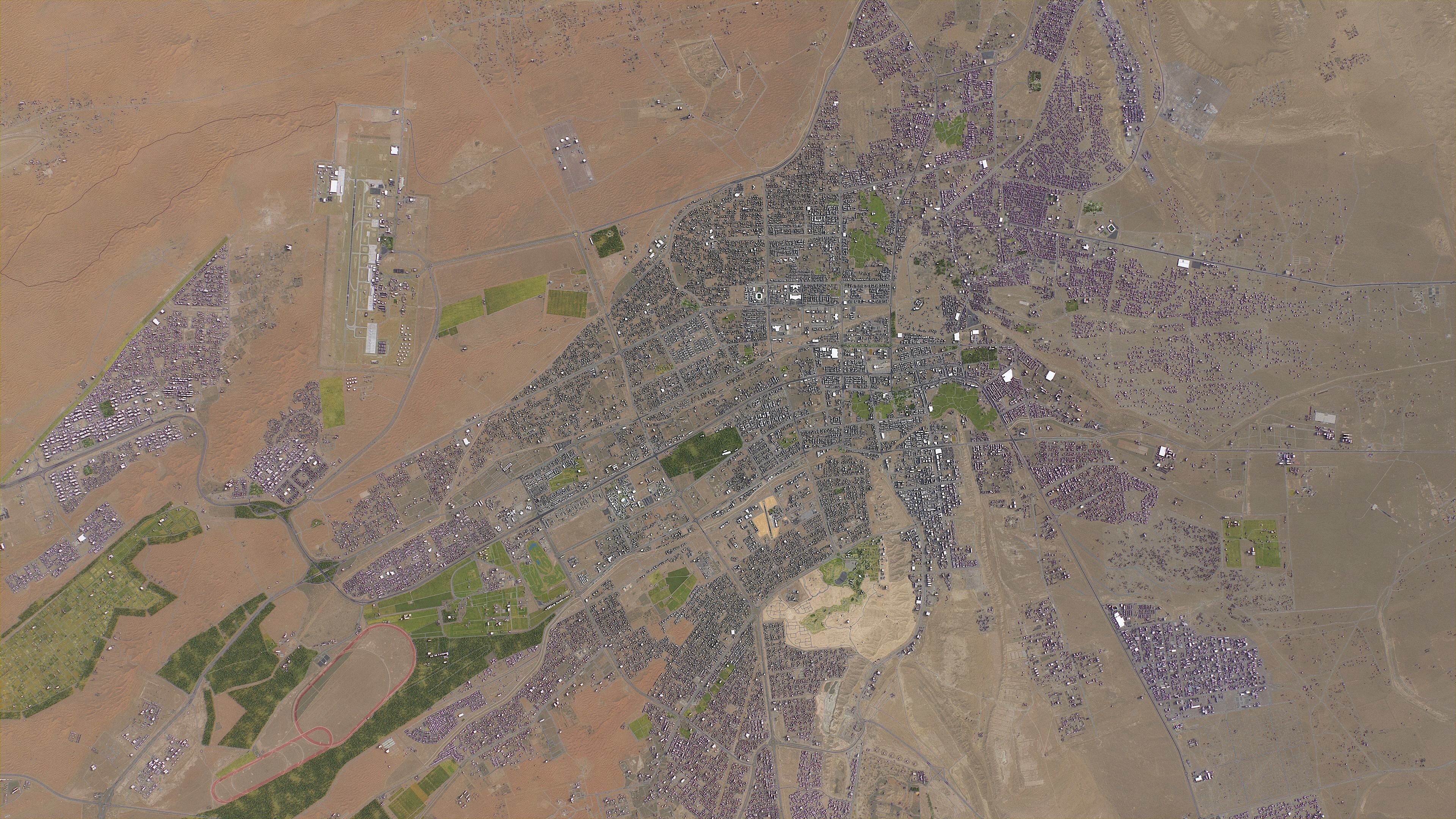 Al Ain - 3D City Model Low-poly 3D model_14