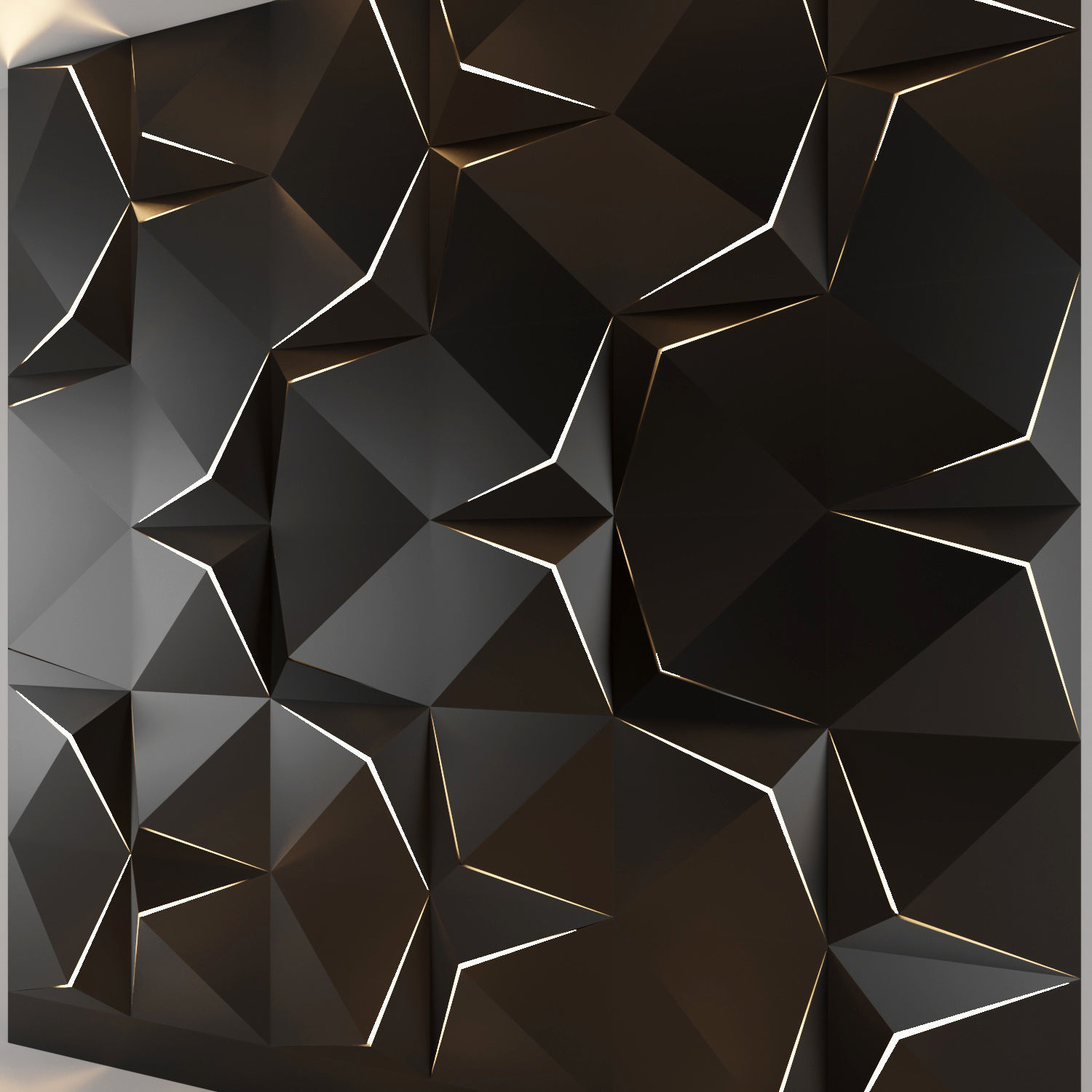 3d panel 08 Low-poly 3D model_3