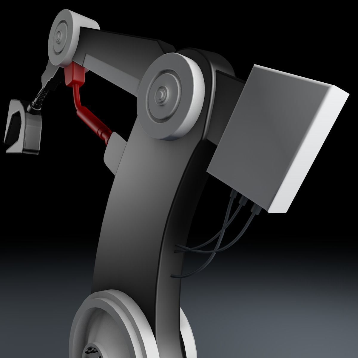 Robotic Arm Free 3D model_6