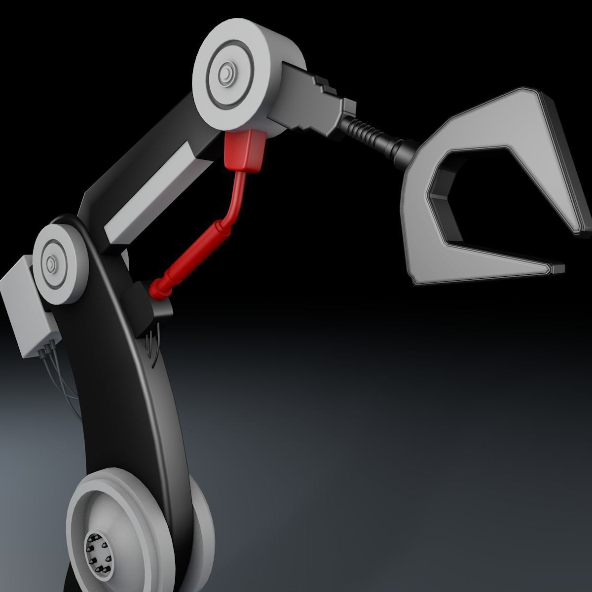 Robotic Arm Free 3D model_5