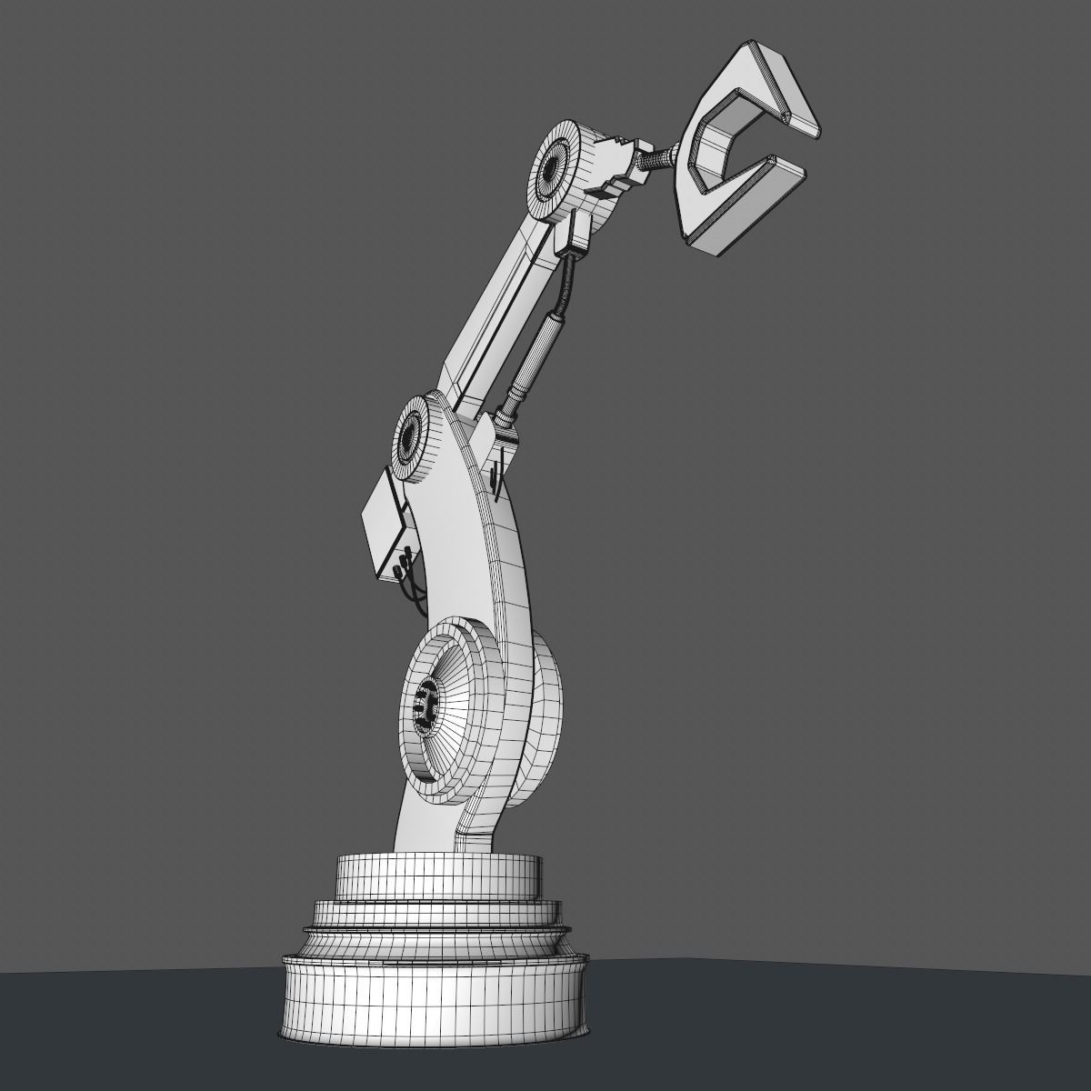 Robotic Arm Free 3D model_15